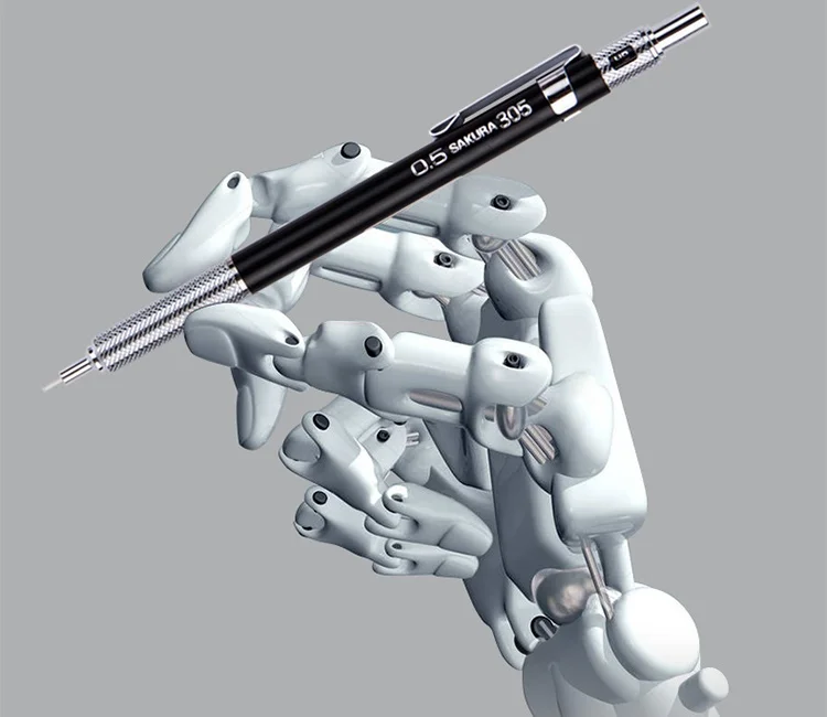 SAKURA XS-30 0,3/0,5 мм графитовый чертёжный карандаш металлический корпус автоматический механический карандаш для рисования школьные художественные канцелярские принадлежности