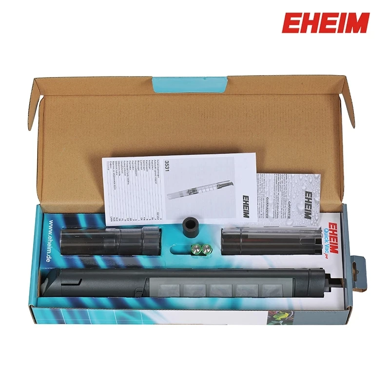 Eheim aspiradora QUICK VAC 3531, aspiradora de lodos con batería, de grava para acuario|Filtros y accesorios| -