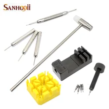 

Gadgets Metal Watch Band Bracelet Link Remover Repair Tool Strap Holder Repairing Hand Tools Set Hammer Punch Pins Gadgets ZM56