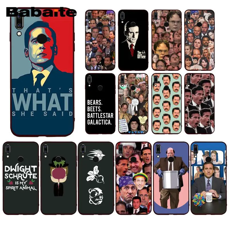 Чехол для телефона Babaite с надписью Майкл Скотт Huawei P20 P30 Pro P20Lite P30Lite PSmart P10