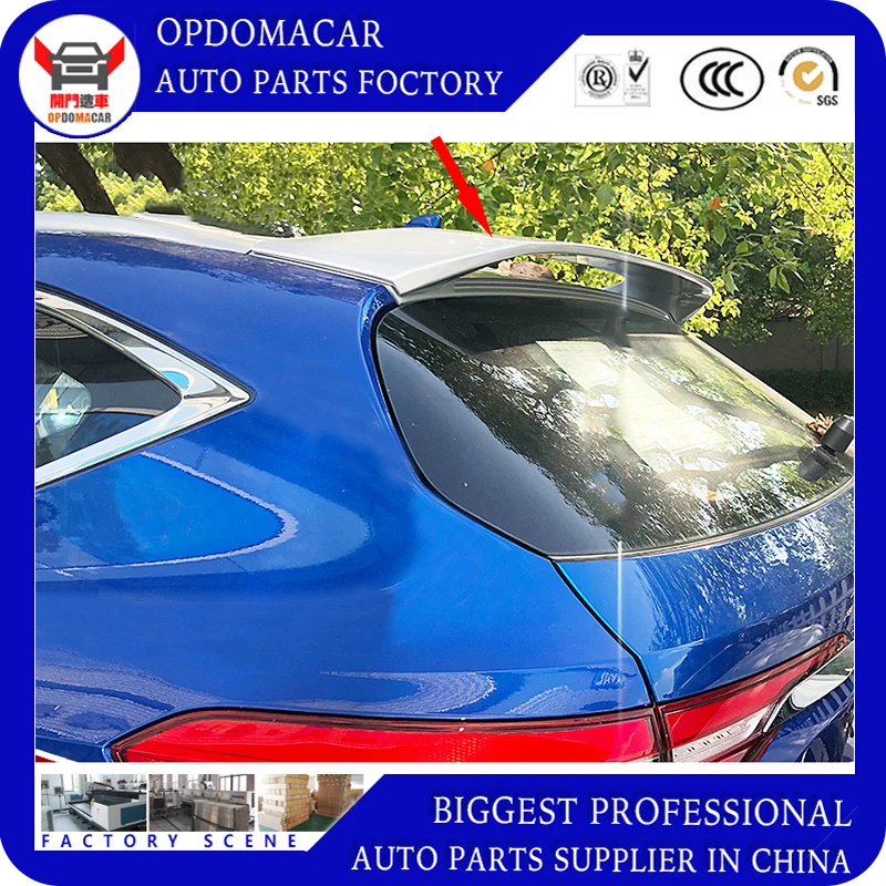 

ABS black white or primer unpainted color car rear wing roof spoiler for Haval F7 2019