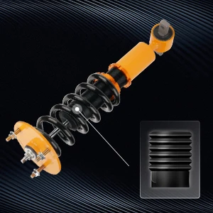 4. Twin-tube Construction Dust boot protects damper seal