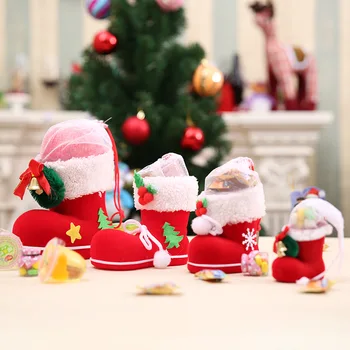 

Candy Boots Gift Box Christmas Decorations for Home Navidad 2021 Christmas Decor Christmas Ornaments Xmas Christmas Decor