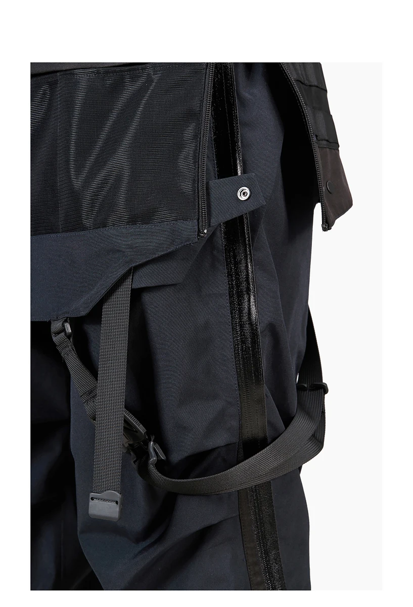Reindee Lusion FW20 quick release waterproof ski jumpsuit front molle magnetic buckles techwear outdoor
