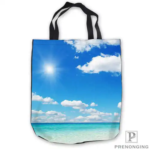 

Custom Canvas white-heart-made-of-cloudsTote Shoulder Shopping Bag Casual Beach HandBag Daily Use Foldable Canvas #180713-03-16.