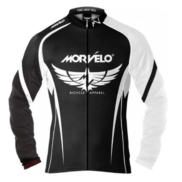 4 Morvelo Pro Team Велоспорт Джерси с длинными рукавами комплект одежды велосипед одежда комбинезон 16D гелевый коврик ropa ciclismo uniformes велосипед - Цвет: 4