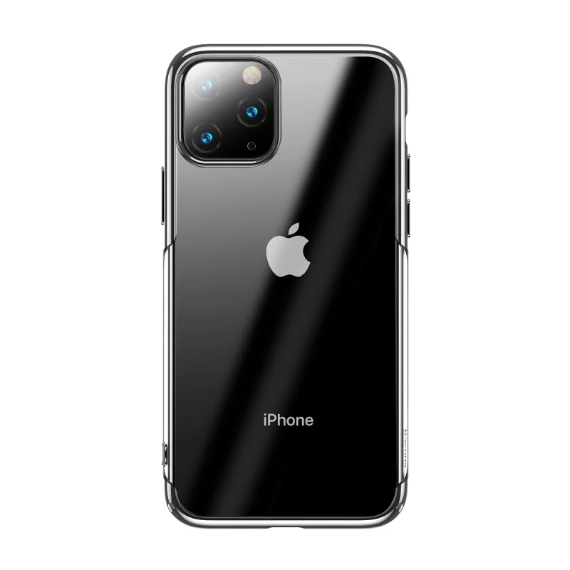 Baseus Роскошный чехол для телефона с покрытием для iPhone 11 Pro Max 11Pro Чехол Жесткий PC задняя крышка для iPhone11 защитный чехол Coque Fundas - Цвет: Серебристый