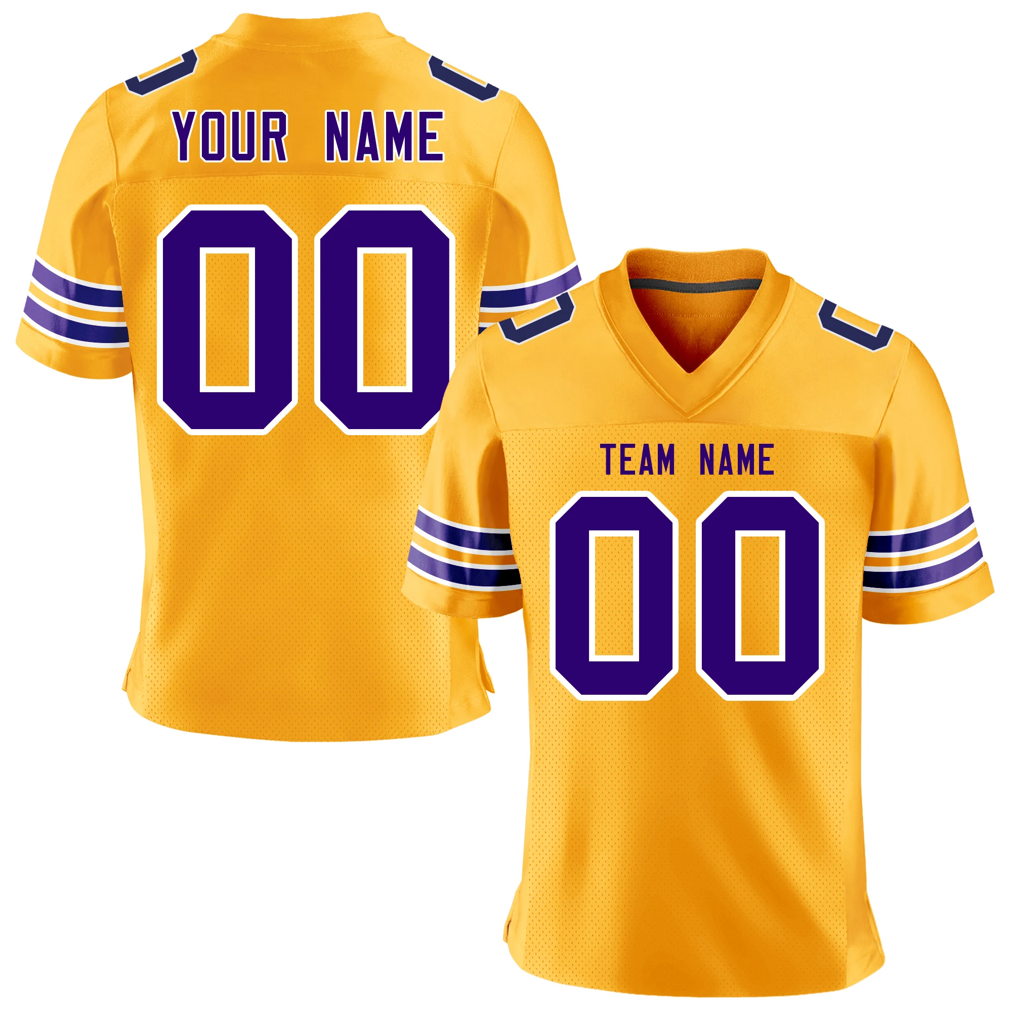 American football jersey design printed team name number football shirt outdoor training rugby jersey fans gift men/youth football jersey