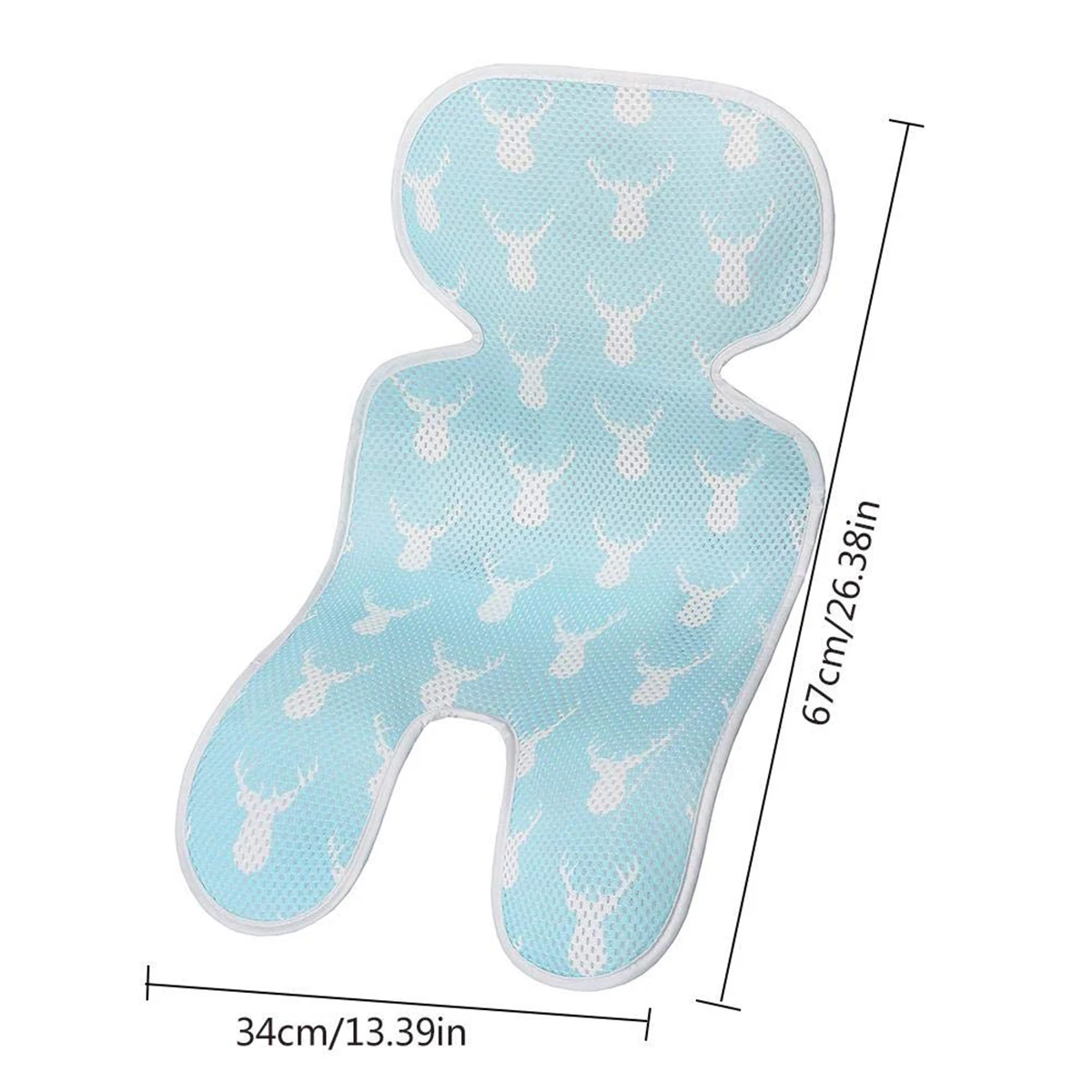 Summer Baby Stroller Accessories Breathable Cool mattress in a stroller Pad Baby Stroller organizer Seat Pram Car Cushion