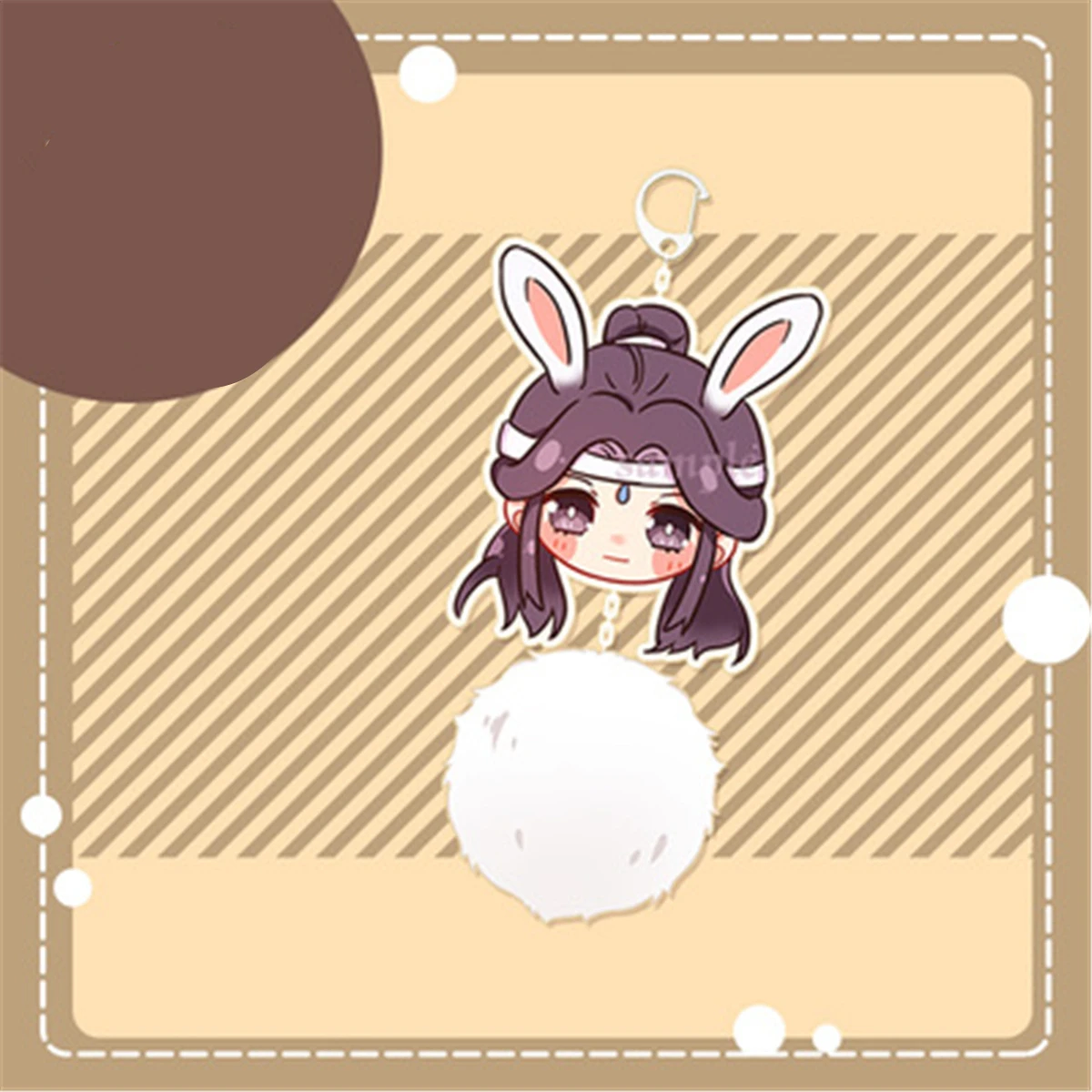 Lan Wangji Wei Wuxian Lan Wangji плюшевый акриловый брелок для косплея Mo Dao Zu Shi подвесные аксессуары Grandmaster Demonic культивирование подарок - Цвет: Lan Wangji