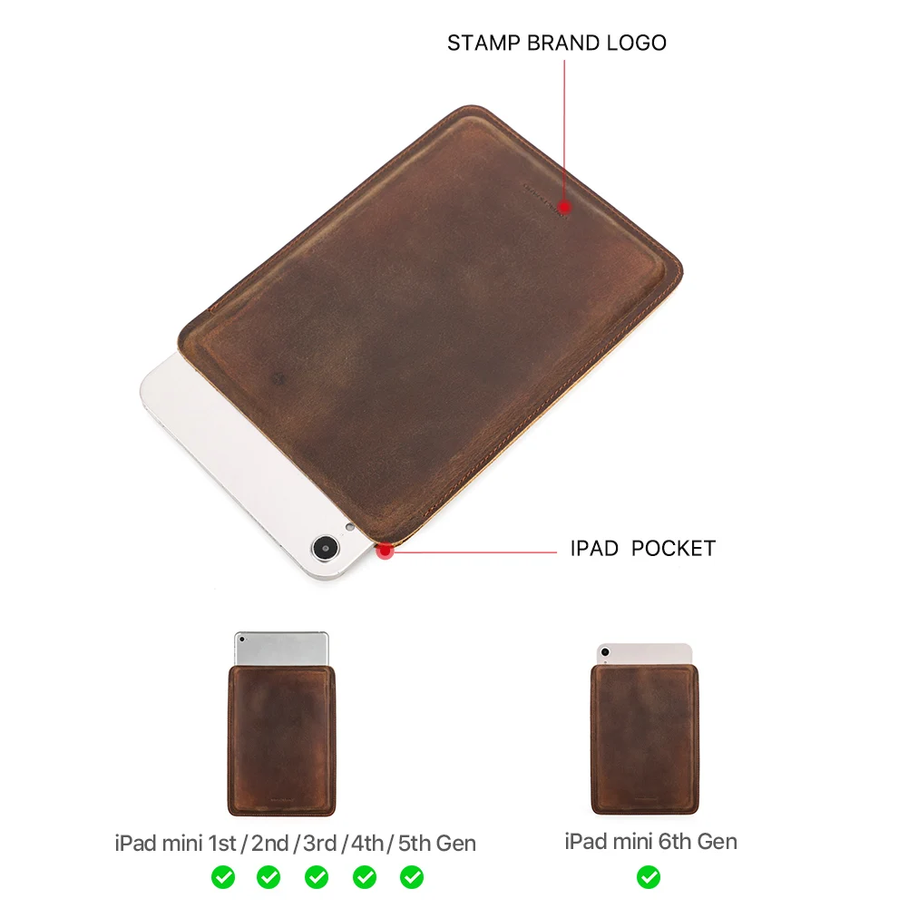 Contato da Família Vaca Capa de Couro para Ipad Mini 8.3 Polegada 2023 Capa para Ipad Mini Ipad Mini 6th Geração - Imagem 4