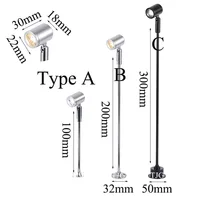 Led Showcase Light 1W 3W AC85-265V Adjustable spotlights Exhibition DC12V Led Mini Jewelry Display Light For Diamond Store 2