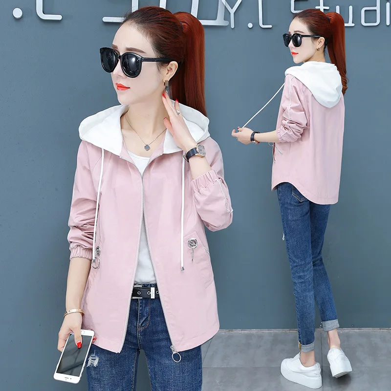 

2019 Autumn And Winter Europe And America Women Jacket Coat New Style Loose-Fit WOMEN'S Overcoat Trench Coat Women's Middle Long