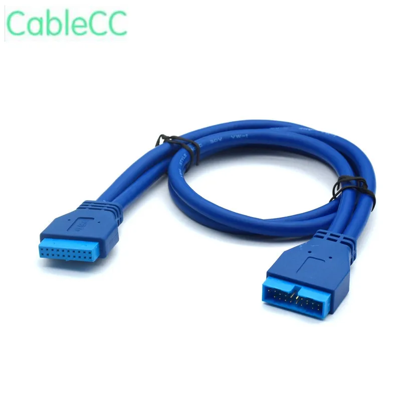 Great-Q USB3.0 20Pin Female to USB 3.0 20 Pin Male Extension Cable Motherboard Mainboard 20pin Header Adapter extende | Компьютеры и