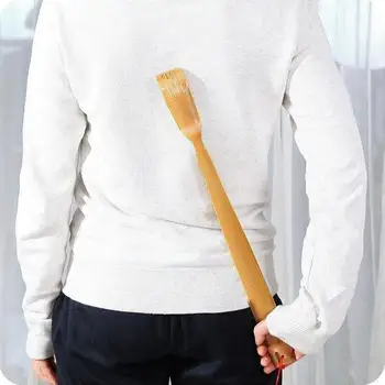 

Back Scratcher Wooden Rake Claw Telescopic Portable Head Scratching Itching Relief