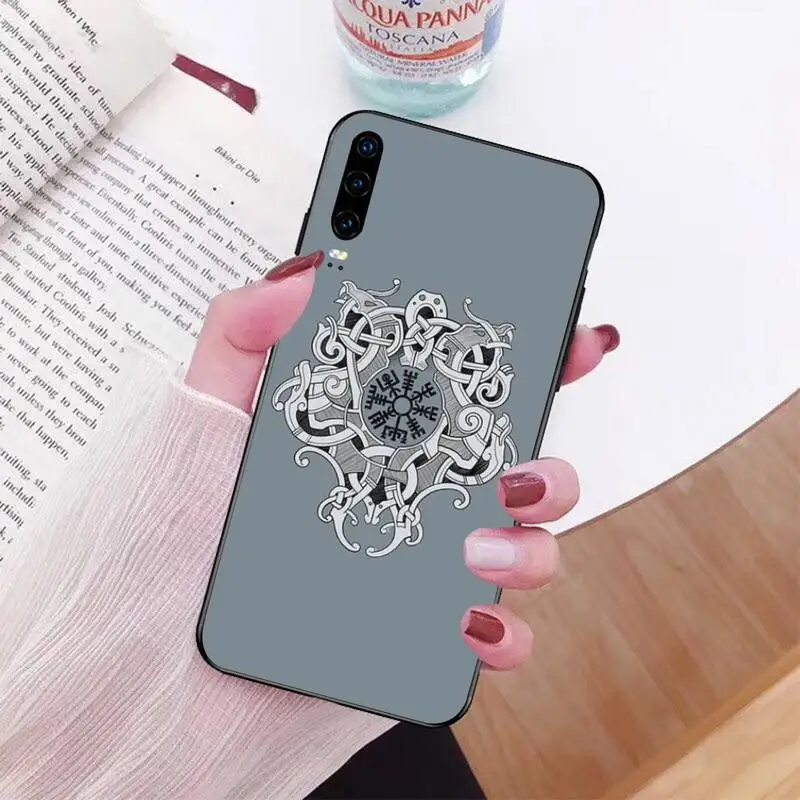 PENHUWAN Viking Vegvisir Odin скандинавский клиент высокое качество чехол для телефона Huawei Honor