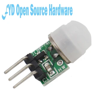 

5pcs Mini IR Infrared Pyroelectric PIR Body Motion Human Sensor Detector Module