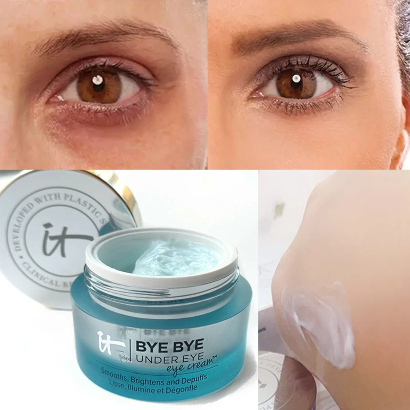 

It Cosmetics BYE BYE UNDER EYEs Eye Cream Moisturizing Makeup Base Cream Eyes Make Up Skin Brighten Eye Concealer