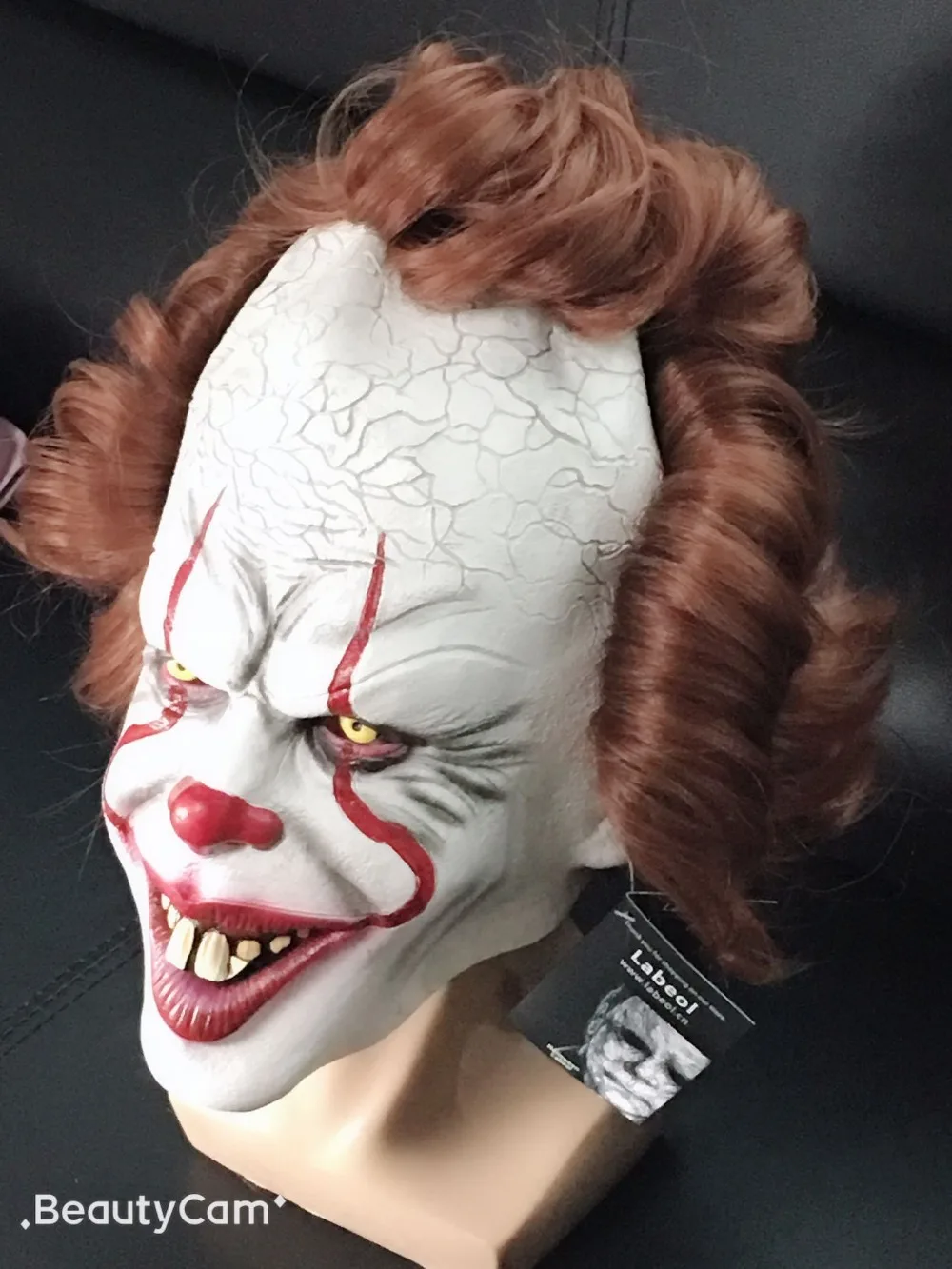 Светодиодный Pennywise страшный клоун Джокер маска страшная Маска Клоун для косплея вечерние маски реквизит Стивен Кинг это Маска Клоун для косплея Вечерние