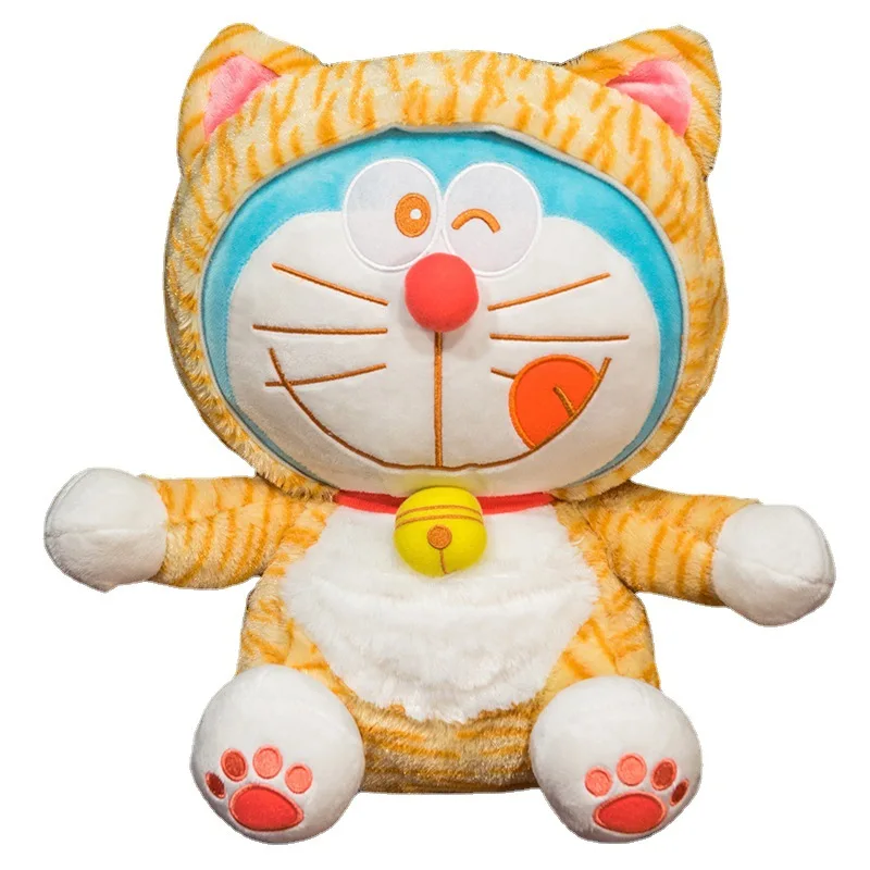 Peluche de Doraemon de dibujos animados japoneses de 35cm, bonito Animal  gato, muñeco suave, regalo de cumpleaños para niños zhangmengya LED