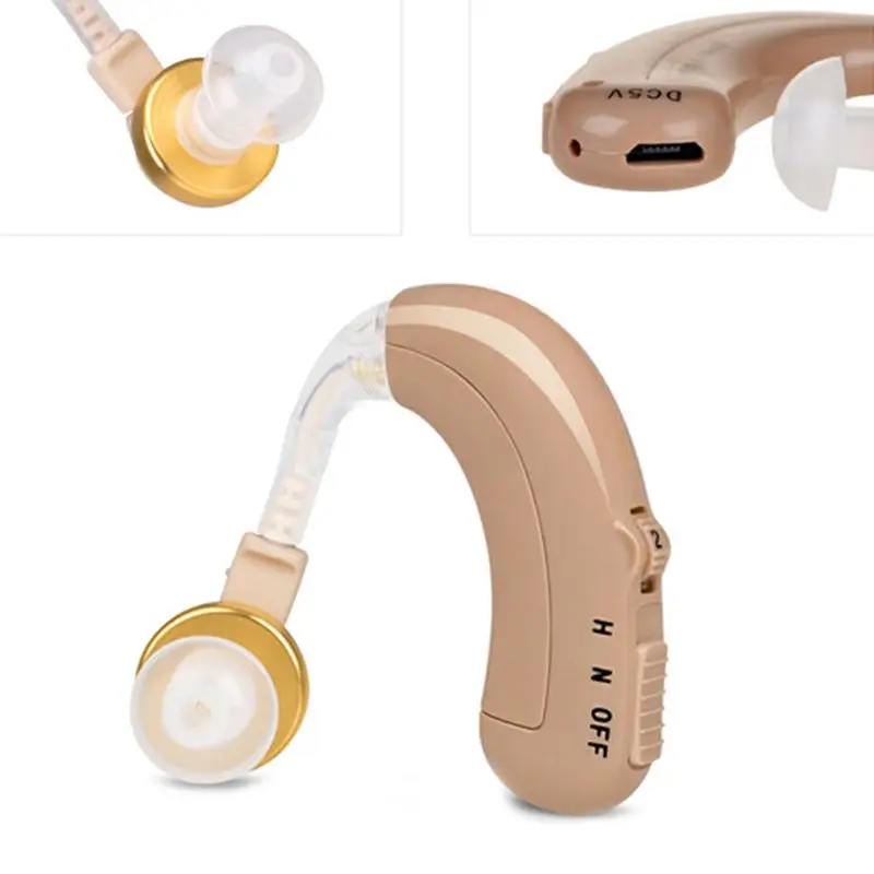 Preise Wiederaufladbare Hörgeräte Micro USB Lade Drahtlose Sound Verstärker Kopfhörer