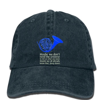 

hip hop Baseball caps Printed Men hat Women cap Blue French Horn