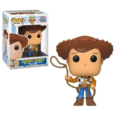 FUNKO POP Toy Story 4 Forky Rex Ducky Woody Brinquedos оригинальные виниловые фигурки мультфильм Коллекция Модель аниме игрушки подарки