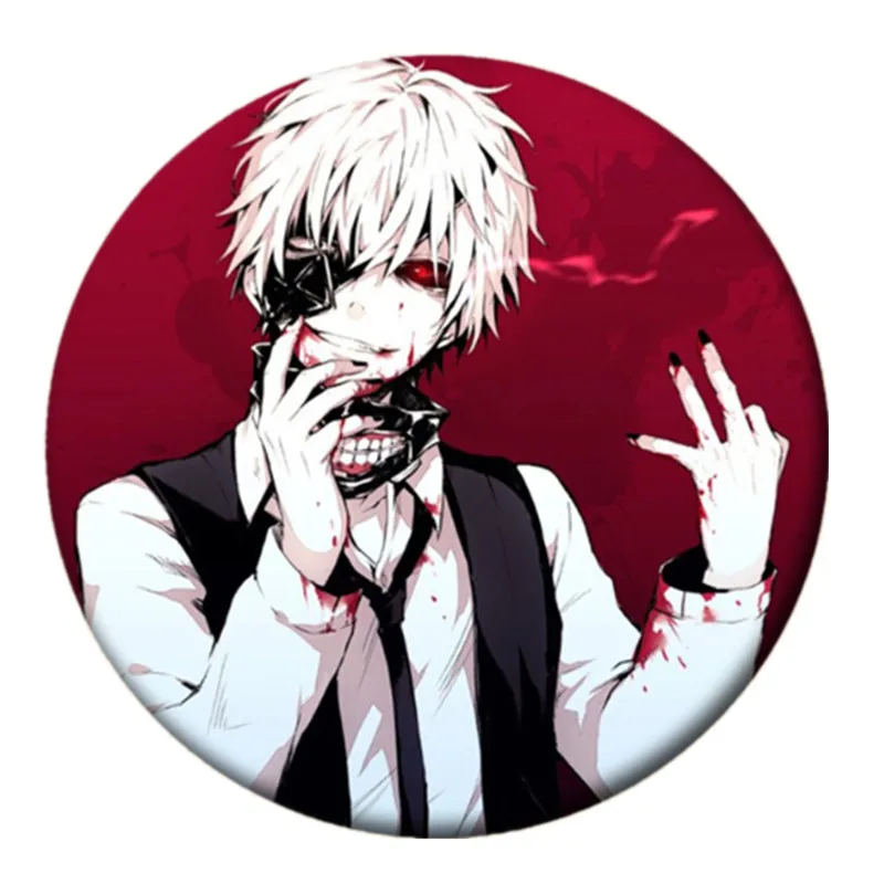 naruto outfits Free Shipping Anime Tokyo Ghoul Enamel Pin Figure Cosplay Badge Backpack Icon Button Cartoon Brooch Accessories Gifts plus size halloween costumes Cosplay Costumes