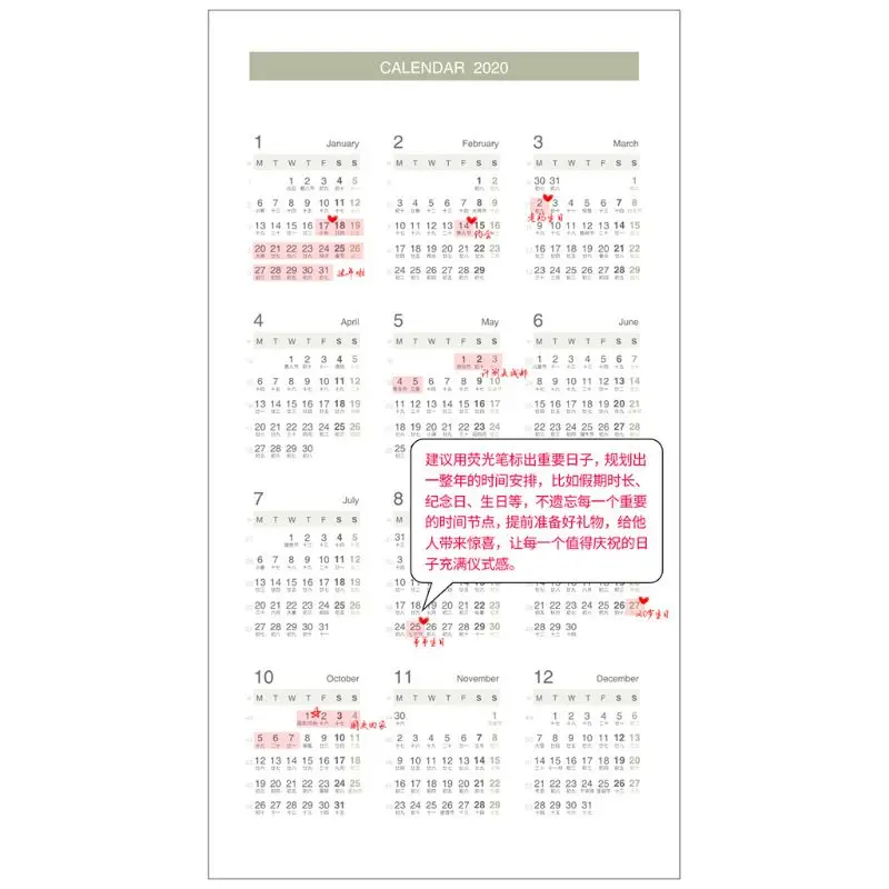 Agenda планировщик Органайзер A6 ежедневный Еженедельный блокнот руководство по расписанию путешествия