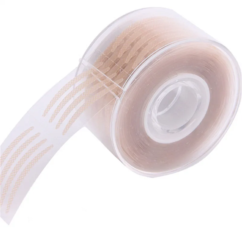 Brown Net S 600 шт S/L лента для век невидимая двойная складывающаяся паста для век прозрачная бежевая полоса самоклеющаяся натуральная лента для глаз инструменты для макияжа - Цвет: Brown Net S