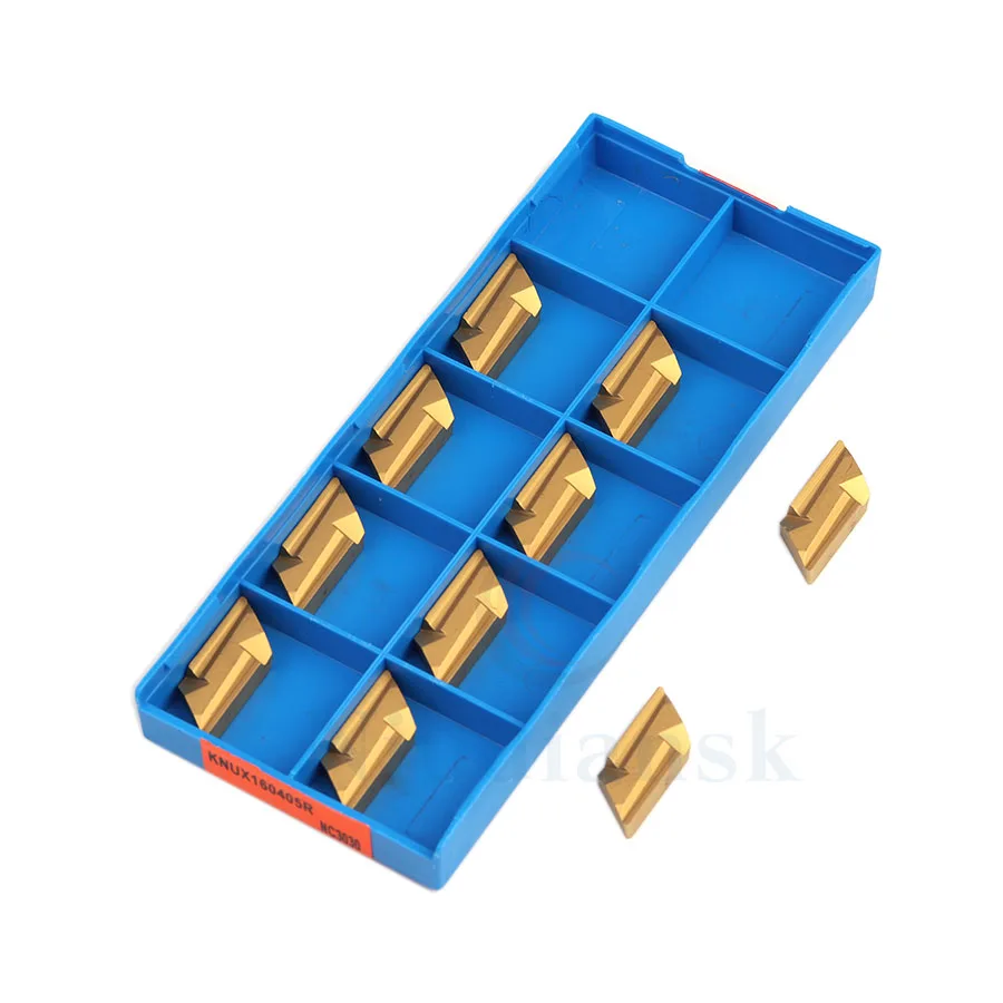 

10Pcs KNUX160405R 11 NC3030 Grooving Turning Tool Carbide Inserts CNC Lathe Tools KNUX160405R Cutting Tools Steel Cutting Tools