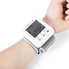 Moniteur de pression artérielle électronique au poignet, affichage numérique LCD automatique, aide d'urgence à domicile, tonomètre de fréquence cardiaque