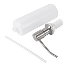 Дозатор мыла для раковины, Кухонное моющее средство, 304 нержавеющая сталь, дозатор мыла для ванной и кухни, жидкий органайзер для мыла