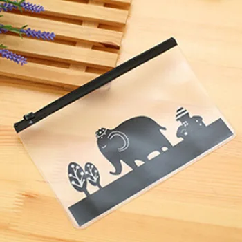 

Portable Make Up Women PVC Travel Toiletry Bag Animals Cartoon Elephant Fashion Brand Cosmetic Bags Waterproof
