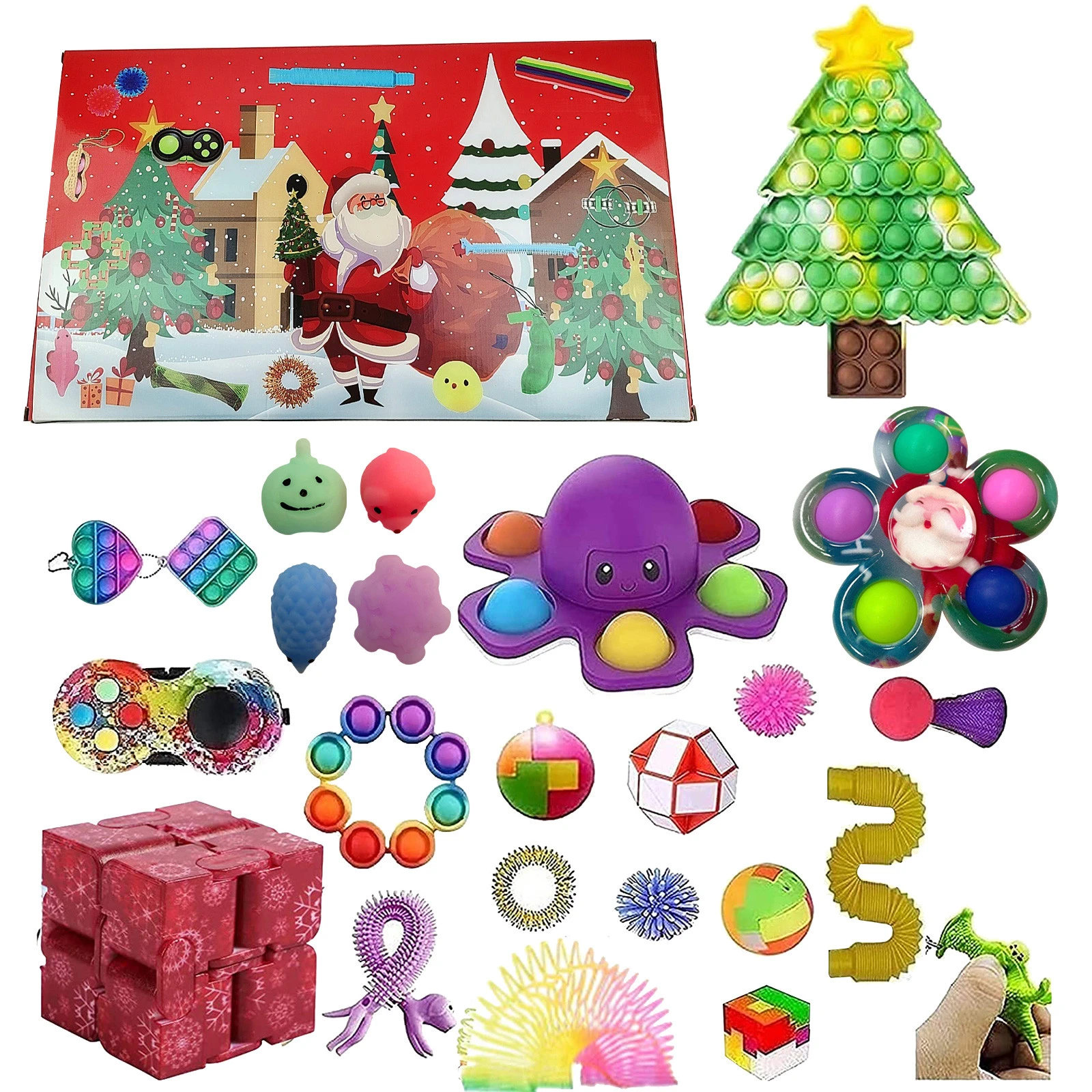 Christmas Specials 2022 Schedule Push Fidget Toys Pack Special Sensory 2022 Christmas Countdown Calendar Set  Antistress Advent Calendar Xmas Gift Box For Kids|Squeeze Toys| - Aliexpress