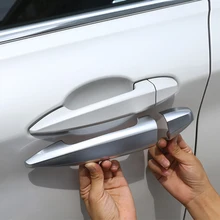 ABS Хромированная дверная ручка Крышка отделка блесток для BMW 1 2 серии X1 X5 F15 X6 F16 Стайлинг автомобиля внешний аксессуар