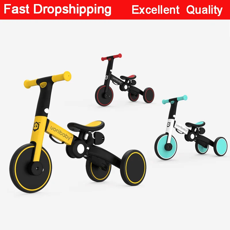 

Children Bicycle Tricycle Child Bike Foldable Baby Balance Bicycle 5-in-1 Children's Scooter Kids Walker for 1-5Years Old