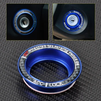 

New Blue Car Ignition Switch keyhole decoration ring Trim Cover Fit for Ford Focus 2005 2006 2007 2008 2009 2010 2011 2012