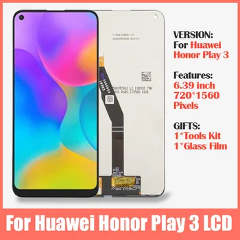 

720x1560 Display 6.39" For Huawei Honor Play 3 LCD Display Digitizer Touch Screen Assembly Replacement honor play3 LCD