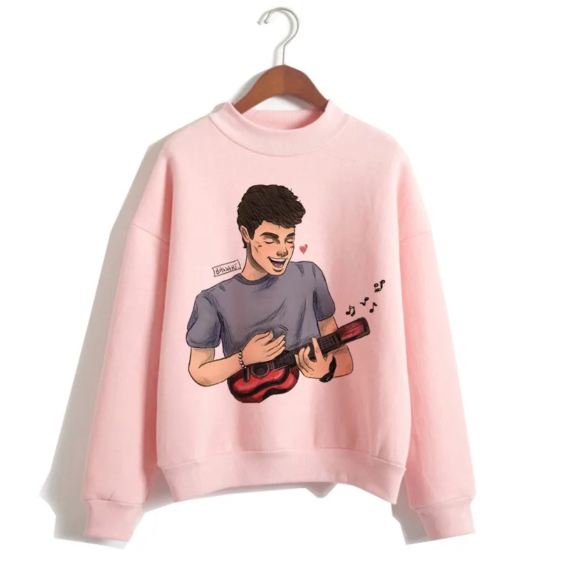 p2229-8 Shawn mendes, хип-хоп, Осенние Пуловеры с длинным рукавом, женские, новые, негабаритные, толстовка, 90 s, ulzzang, harajuku, толстовка - Цвет: p2229-8