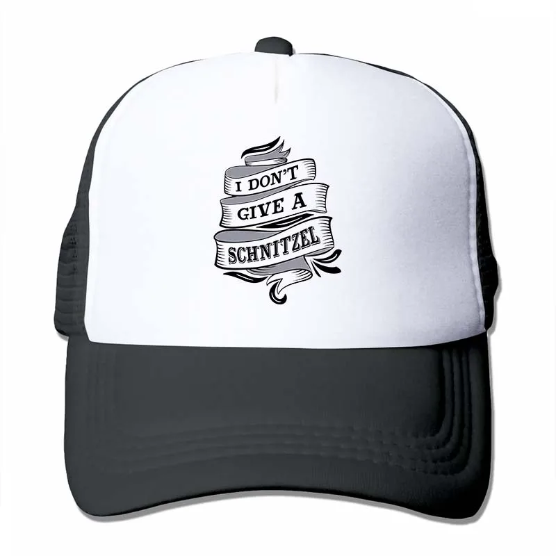 I Do not Give A Schnitzel for Oktoberfest in Germany Baseball cap men women Trucker Hats fashion adjustable cap - Цвет: 4-Black