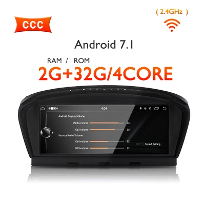 4G 64G ips экран Android 9,0/7,1 автомобильный Радио gps для BMW 5 серии E60 E61 E63 E64 E90 E91 CCC CIC ГЛОНАСС навигация без DVD - Цвет: 2G 32G 7.1 CCC