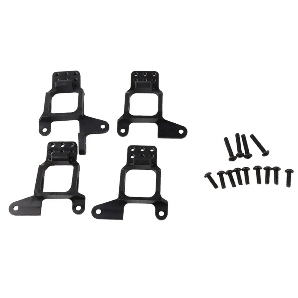 4PCS/SET Durable Metal Shockproof Racing Traxxas Trx-4 Aluminum Front / Rear Shock Tower Hoops TRXF28M01