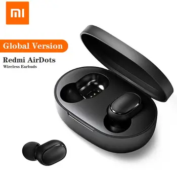 

Xiaomi Redmi Airdots AI Control Stereo Bass With Mic Handsfree TWS Wireless Bluetooth 5.0 Earphones