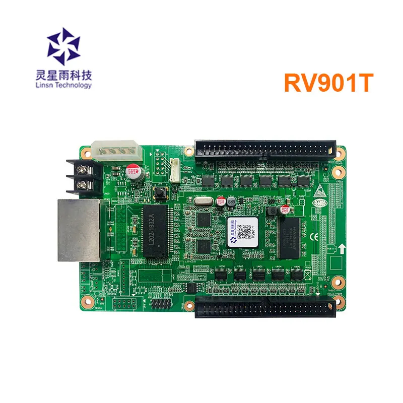 LINSN – carte de réception polychrome RV901 RV901T, fonctionne avec Linsn TS802D TS921, carte d'envoi pour écran LED p5