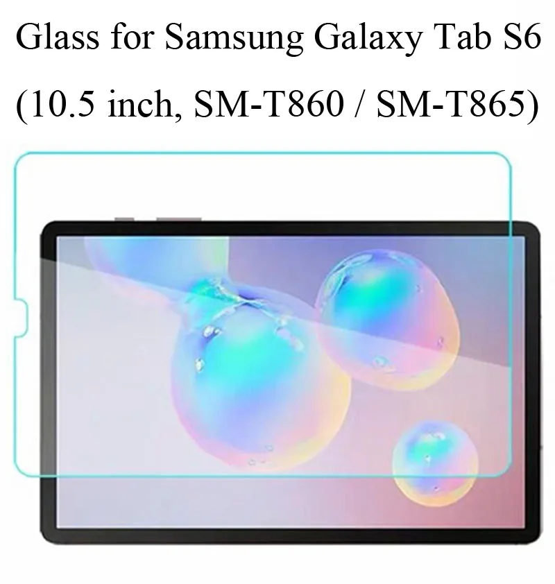 Для Samsung Galaxy Tab S6 протектор экрана из закаленного стекла T860 T865 10,5 дюймов Защитная пленка для экрана