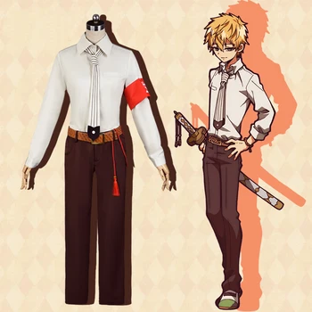 

Anime Toilet-Bound Hanako-kun Minamoto Kou Brother Yuanhui Kouji Cosplay Costume Uniform Halloween Carnival Suit