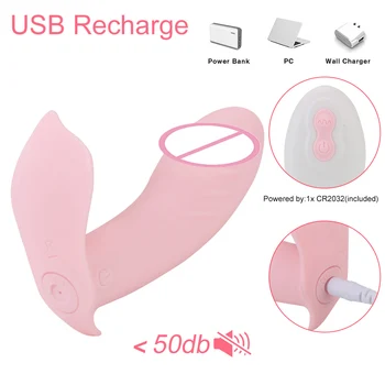 10 Frequency Remote Control Clitoris Stimulator Wearable Dildo Vibrator Sex Shop Sex Toys for Women Panty G Spot Massager 5