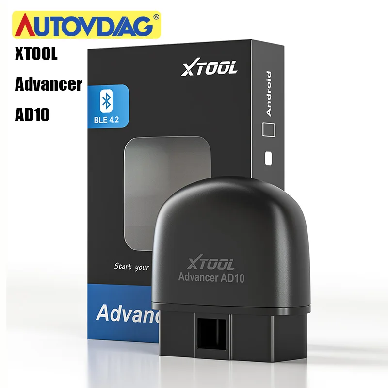 Сканер OBD2 XTOOL AD10 сканер кодов AD 10 EOBD ELM327 Bluetooth работает с Android/IOS/Windows|Считыватели и