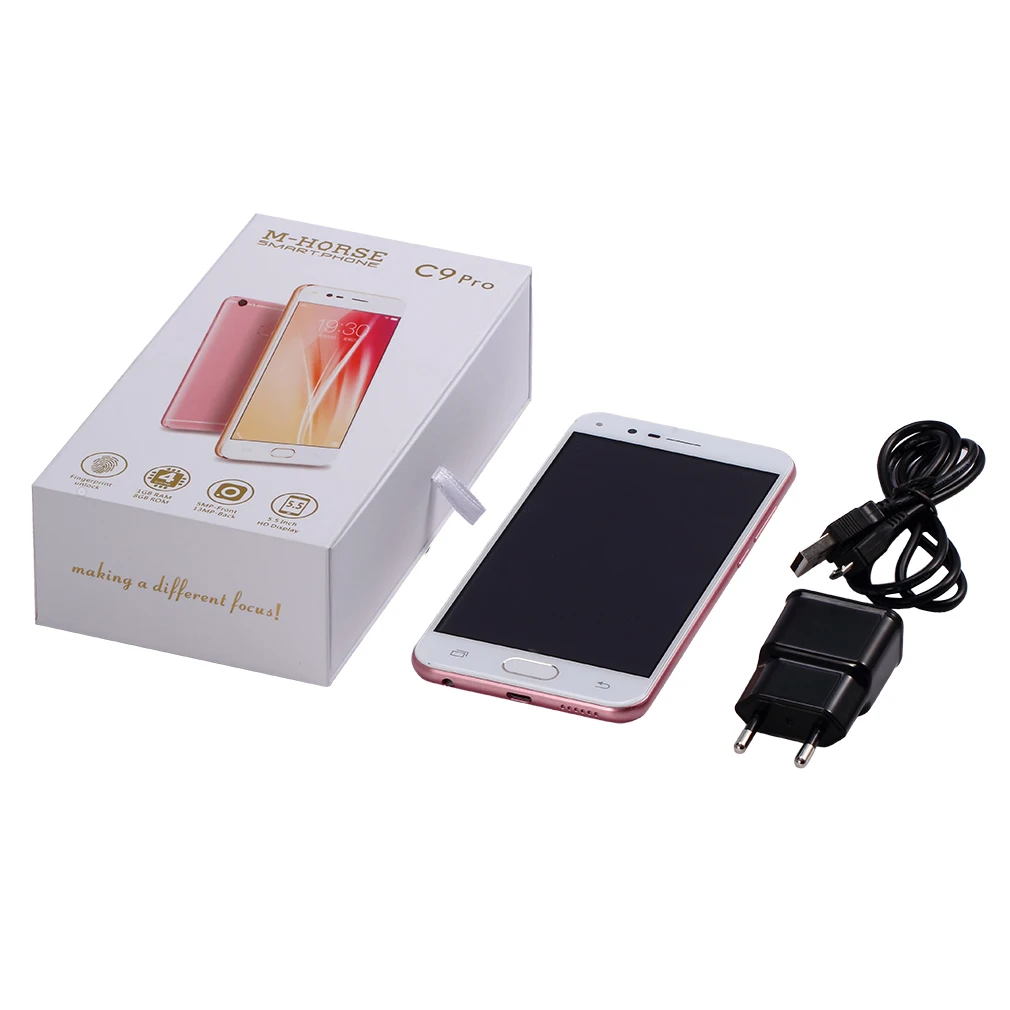 M-HORSE C9Pro разблокировка отпечатков пальцев 5,5 дюймов 1280*720 HD дисплей 1 ГБ ОЗУ 8 Гб ПЗУ четырехъядерный смартфон для Android 6,0
